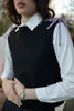 Sleeveless Top with Rope Tied Shoulders