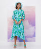 B&G Floral Blouse & Assymetric Skirt