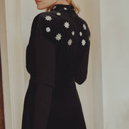 Midnight Star Dropped Shoulder Sleeveless Dress