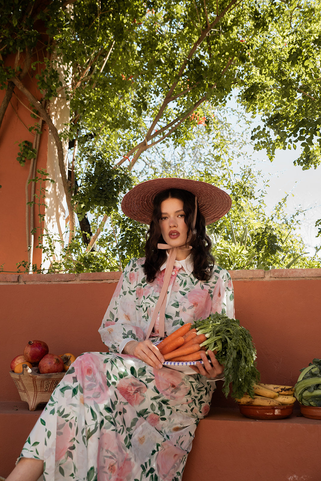 Buttoned Down Organza Overlay