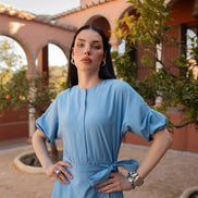 Side Wrap Skirt Dress