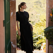 Side Wrap Skirt Dress