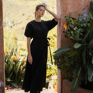 Side Wrap Skirt Dress