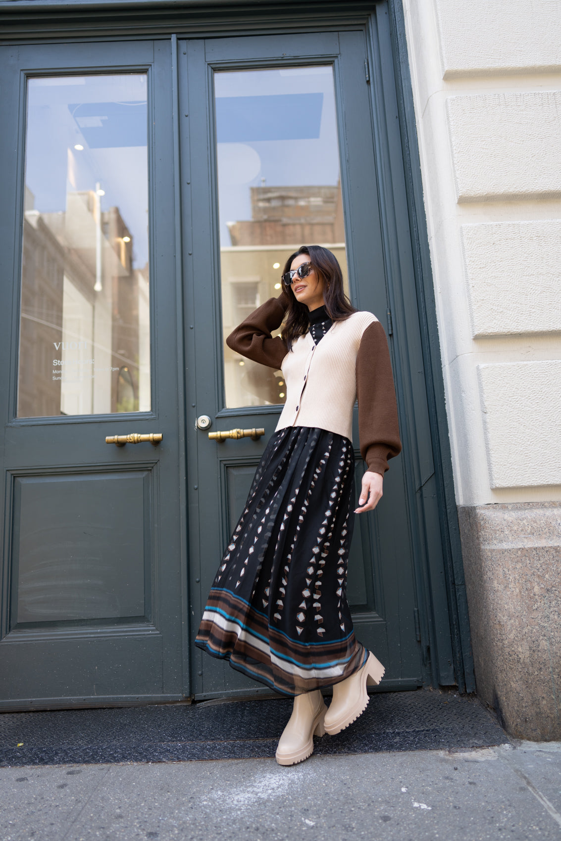 Loose Fit Sleeve Cardigan