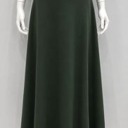 Basic Waistband Wool Aline Skirt