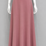 Basic Waistband Wool Aline Skirt