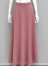 Basic Waistband Wool Aline Skirt - Pink