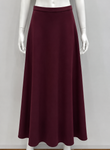 Basic Waistband Wool Aline Skirt