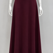 Basic Waistband Wool Aline Skirt