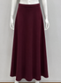 Basic Waistband Wool Aline Skirt