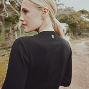 Button Down Cardigan with Colour Peep Edges