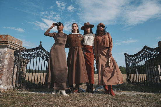 Buttoned Knit Cardigan with Velvet Side Flower