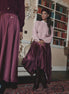 Elasticated Waist Gathered Satin Slip Skirt