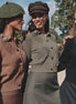 Intricate Diamond Knit Cardigan with Sequin Collar