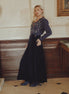 Velvet Pleated Skirt