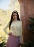 Fine Rib Knit Cardigan with Stone Embellishments