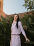 Round Neck Top With Full Sleeve and Scattered Diamond Detail