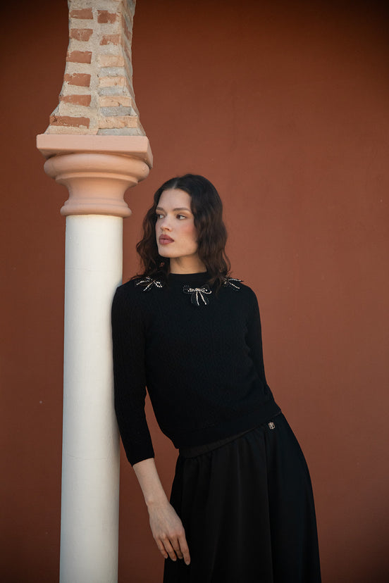 Gathered Elastic Waistband Full Satin Skirt