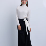 Soft Knit Rolled Neck Top