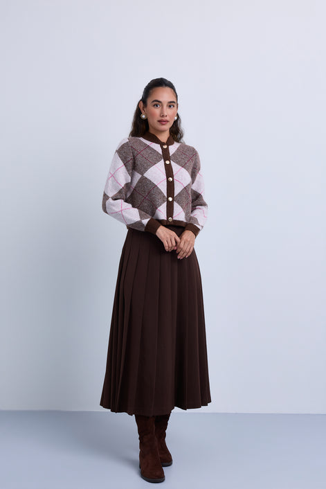 Knife Pleat Skirt
