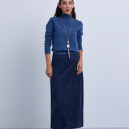 All Over Texture Embossed Knit Polo Neck Top
