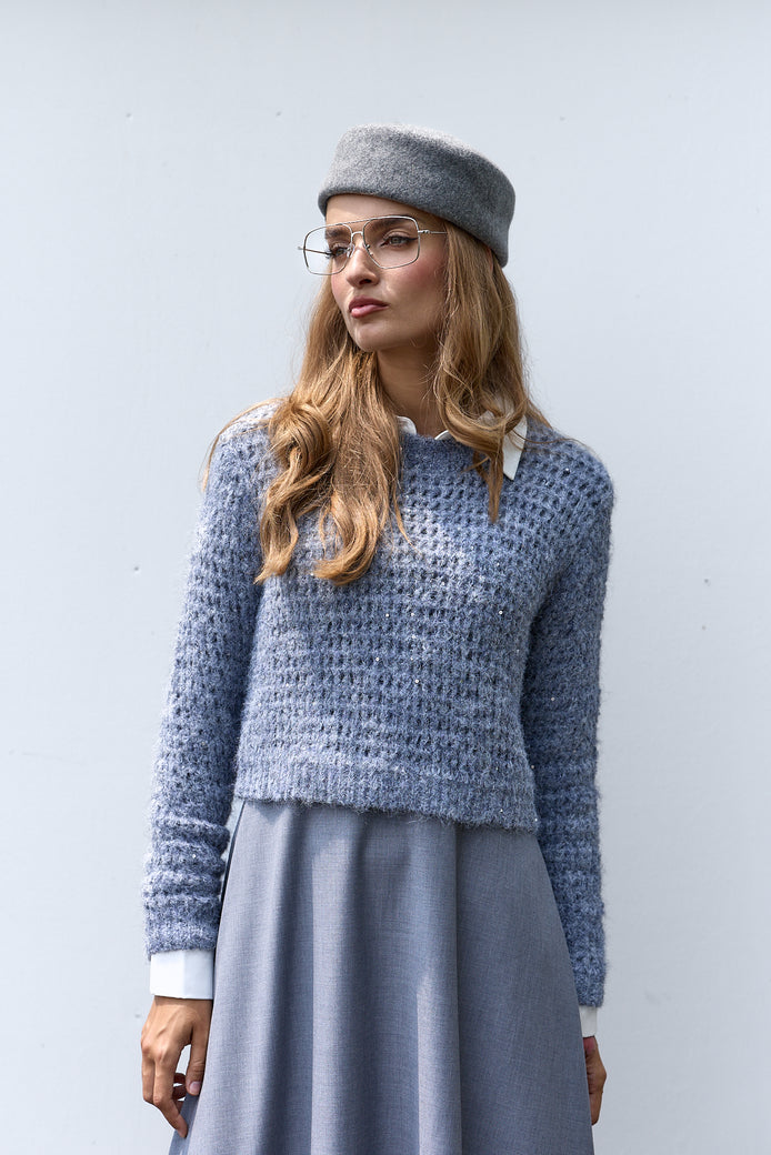 Open Knit Delicate Top