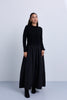 Lurex Knit Top and Full Skirt Dress