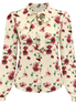 Floral Printed Knitted Sleeveless Vest