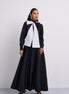 Elegant Gown with Large Neck Bow Detail