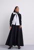 Elegant Gown with Large Neck Bow Detail