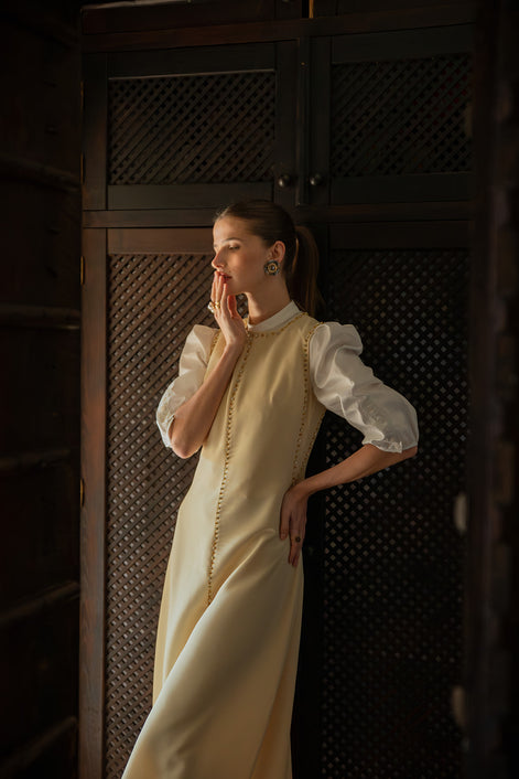 Stone Embellished Deep Armhole Design