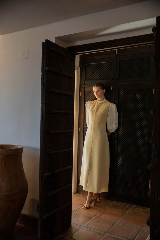 Stone Embellished Deep Armhole Design