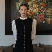 Stone Embellished Deep Armhole Design