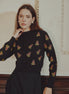 Flower Print Knitted Top