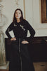 Cropped Style Knit with Floral Stone Designs