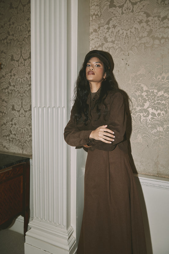 Corduroy Cropped Shacket NNN