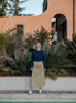 Sweatshirt with Fold-over Front Pleat