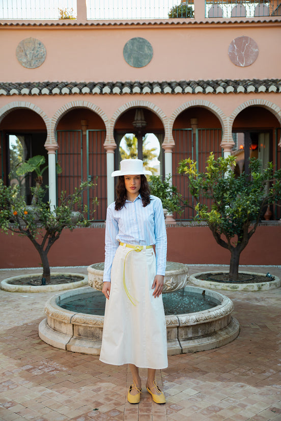 Aline Skirt with Cord Belt