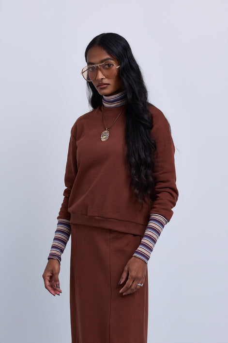 Front Tie Maxi Skirt with Large Hip Pockets