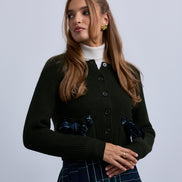 Black Watch Asymmetric Tartan Pleat Skirt