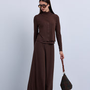 Maxi Length Jersey Skirt