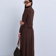 Maxi Length Jersey Skirt