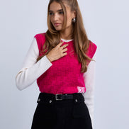 Denim Maxi Skirt with Feature Pockets