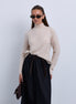 Denim Aline Skirt with Corduroy Tie Belt - Black