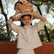 Embroidery Cropped Shirt