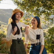 Midi Aline Skirt with Self Tie Belt