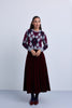Classic Pleated Maxi Skirt