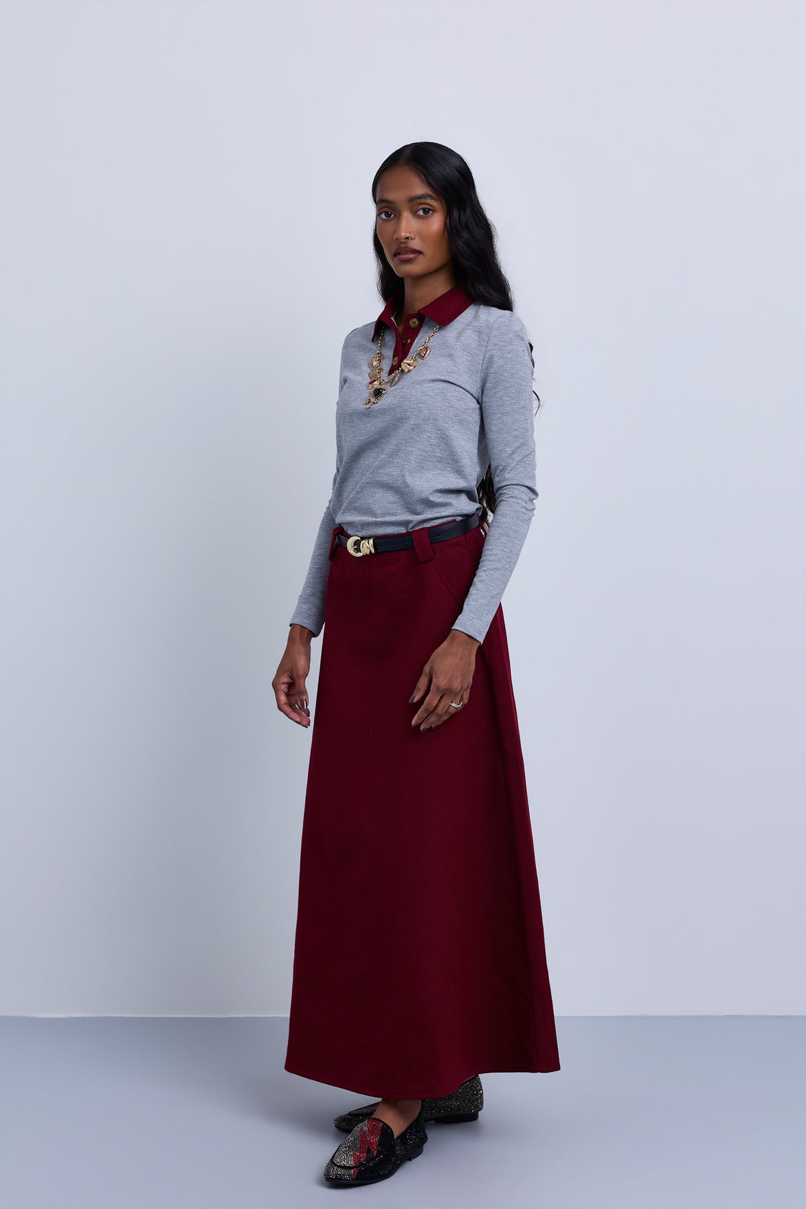 Coordinating A-Line Skirt