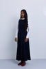 Sleeveless A-Line Midi Dress