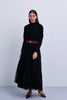 Tulle Gown with Elastic Belt